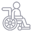 Person in Wheel Chair Icon